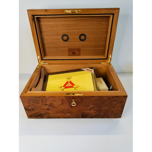 50 - Repro Cigar box with key