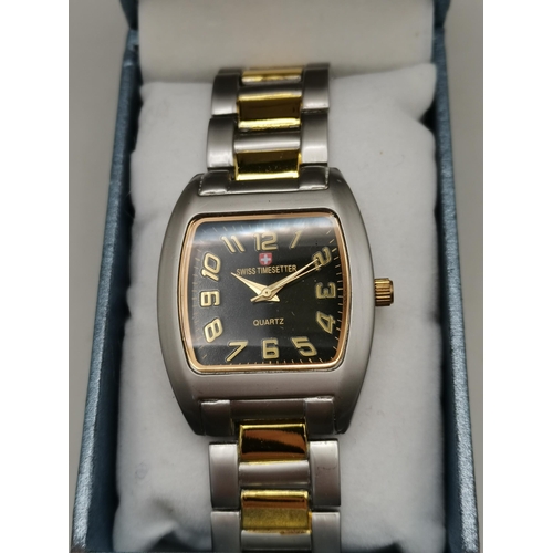 Swiss time quartz discount watch