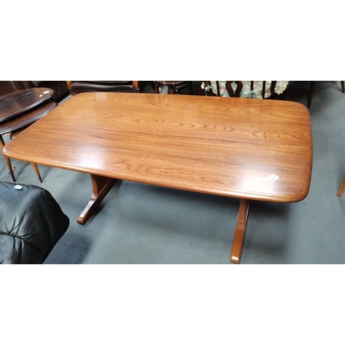 1101a - Gold Ercol Coffee table 127cm x 66cm