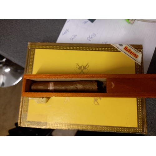 50 - Repro Cigar box with key