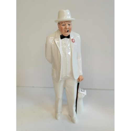 132 - Royal Doulton figure of Sir Winston Churchill