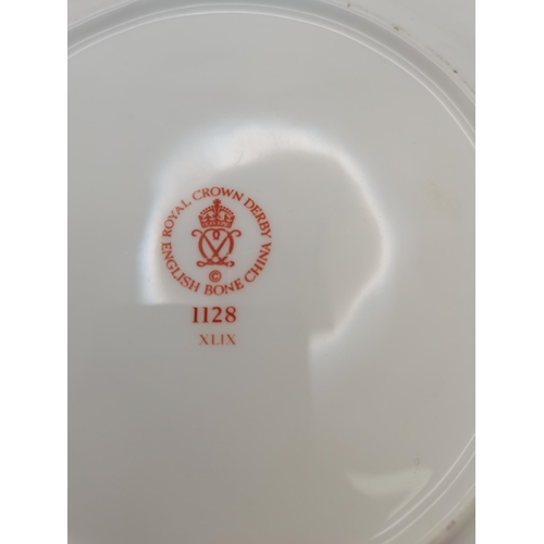 224 - Crown Derby Pie Crust Plate 1128 XLIX D22cm