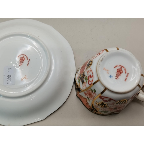 228 - x4 Various Royal Crown Derby Cups and Saucers (a/f)