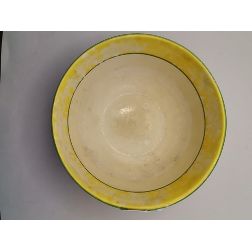 88 - Clarice Cliffe Bowl - Bizarre Pattern D16.5cm