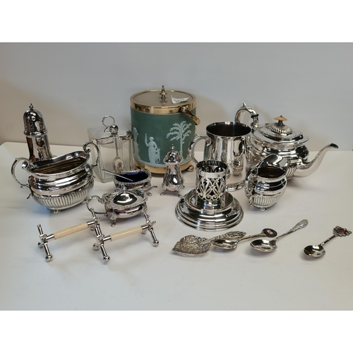 301 - Collection of silver plated items