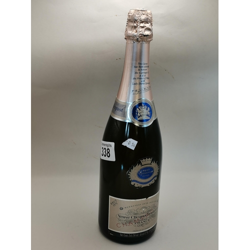 338 - 1 Bottle of 1981 Veuve Clicquot PonsardinChampagne