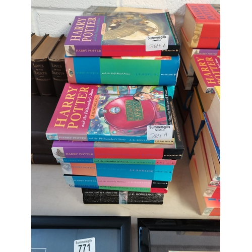 764a - 18 x Harry Potter books - some duplicates