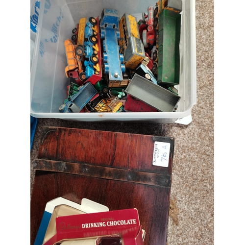 766a - Collection of Toys and Lego plus writing box