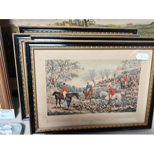 780 - A collection of Hunting Prints