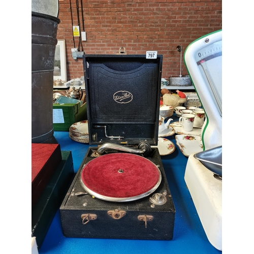 797 - Edison Bell Vintage Gramophone