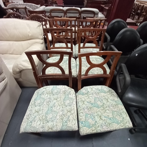 1068 - x6 Mahogany dining chairs