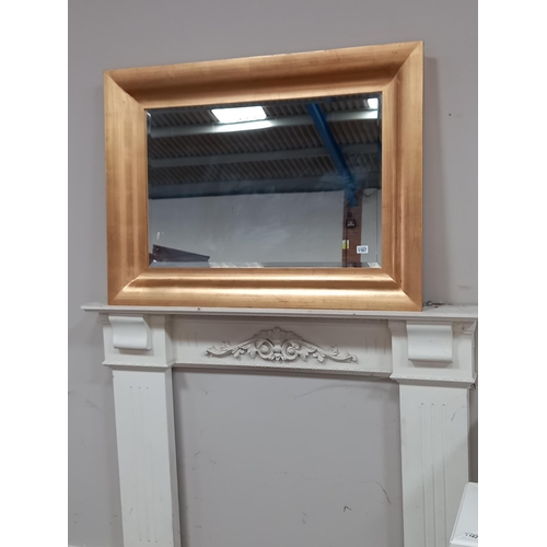 1167 - Wall mirror in gold gilt frame W118cm x H87cm