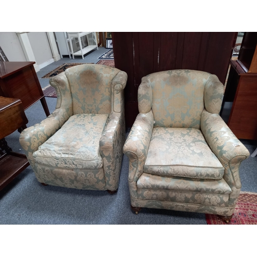 1184 - Pair of Howard Style armchairs - restoration project