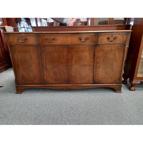 1204 - SC & S antique Mahogany sideboard  W152cm x D46cm x Ht 84cm