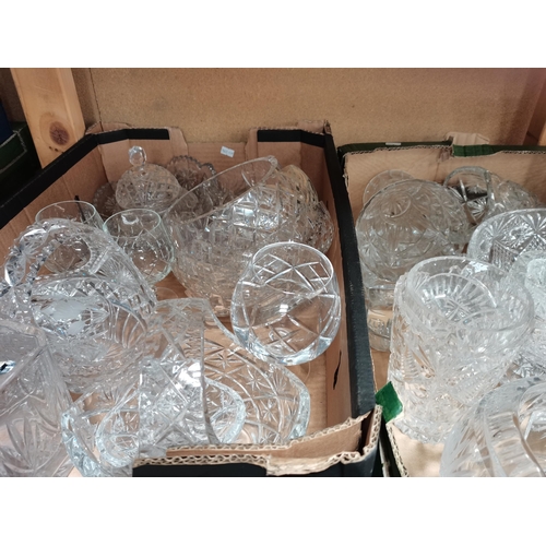 1268 - 2 Boxes of Crystal Glassware