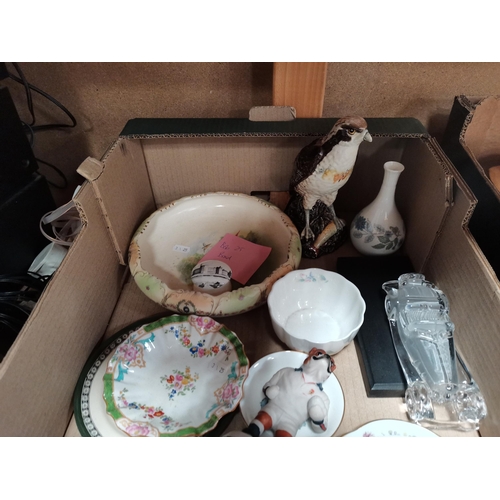 1272 - 2  Boxes of Miscellaneous Ceramics to Include Royal Doulton, Aynsley and Wedgwood