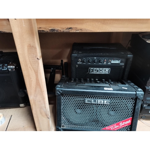 1273 - A Kenwood HiFi System plus 3 Amps (Fender, Cube and Ion Tailgater)