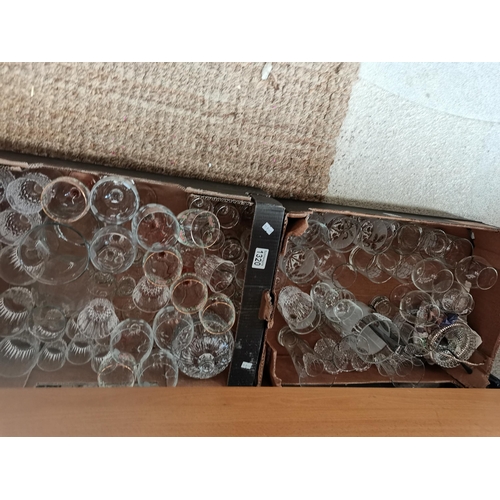 1320 - 2 Boxes of Glassware (Some Crystal)