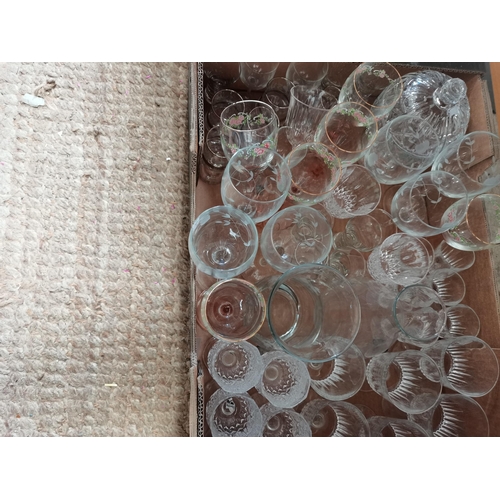 1320 - 2 Boxes of Glassware (Some Crystal)