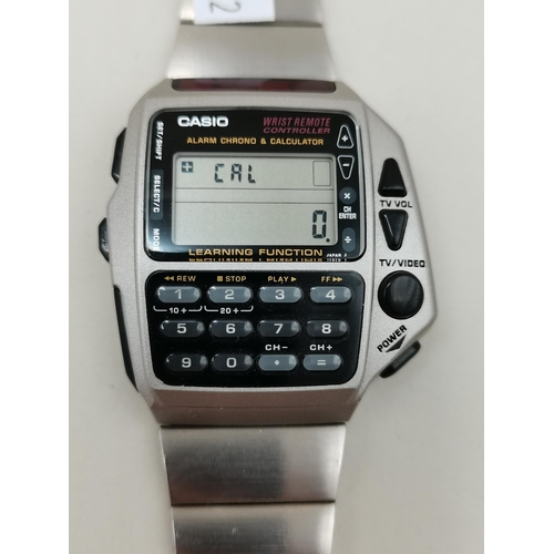 458 - Casio CMD- 40 Wrist remote controller watch Metallic Version