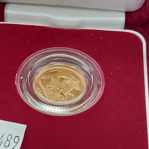 466 - Gold Proof Half Sovereign 2007 in Royal Mint box