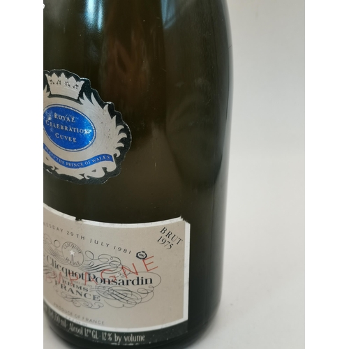 338 - 1 Bottle of 1981 Veuve Clicquot PonsardinChampagne