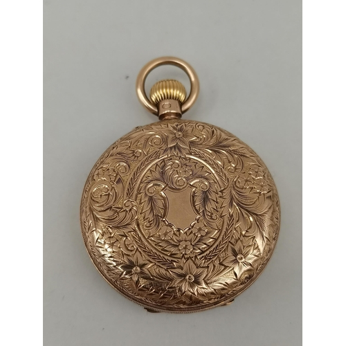 392 - 9ct Gold Pocket watch 30grams