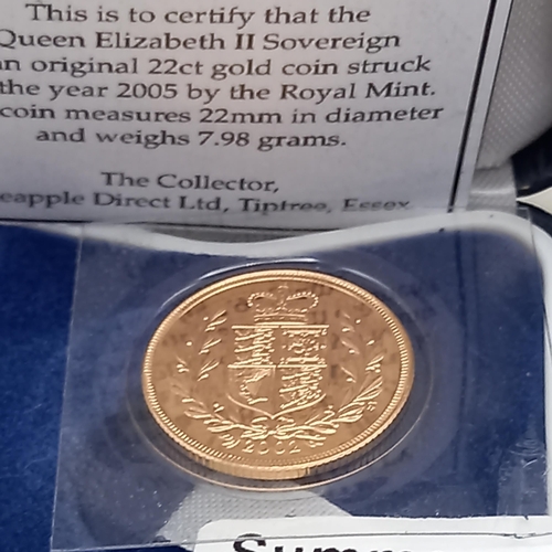 467 - 22ct Gold Sovereign and 22ct Half Sovereign set with certificates of authenticity 2002