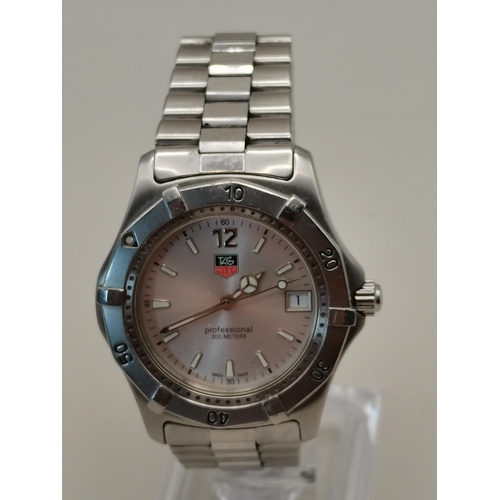 472 - Tag Heuer Professional 35mm- no box or papers needs battery