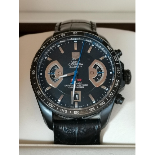 486 - TAG Heuer Grand Carrera Calibre 17 Automatic wrist watch. With original box and papers( This watch i... 