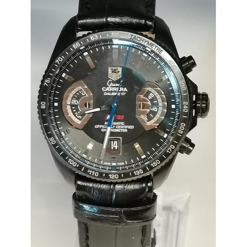 486 - TAG Heuer Grand Carrera Calibre 17 Automatic wrist watch. With original box and papers( This watch i... 