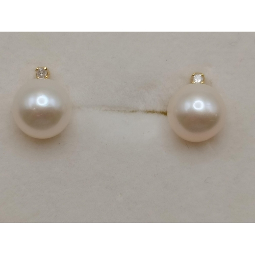 492a - Pearl earrings, bracelet  and necklace