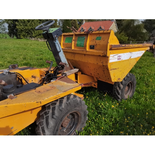 602 - 3 Tonne Swivel Steer Benford Dumper ( engine separate to dumper )