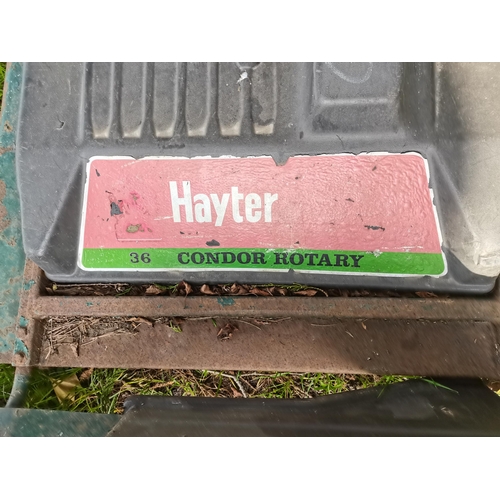 609 - Rotary Hayter 36 Condor Mower 16 HP Engine