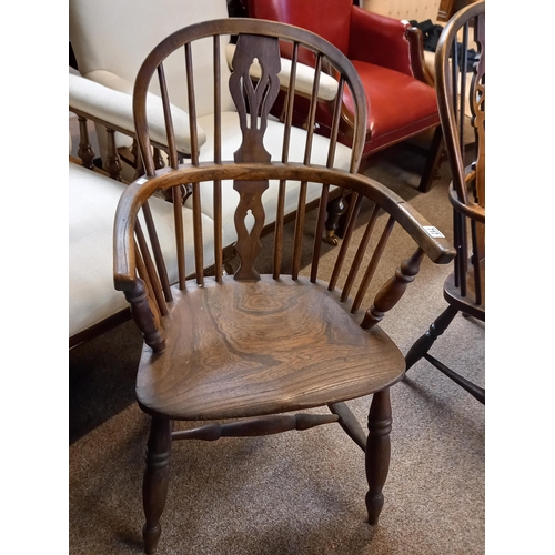 717 - Antique Windsor armchair