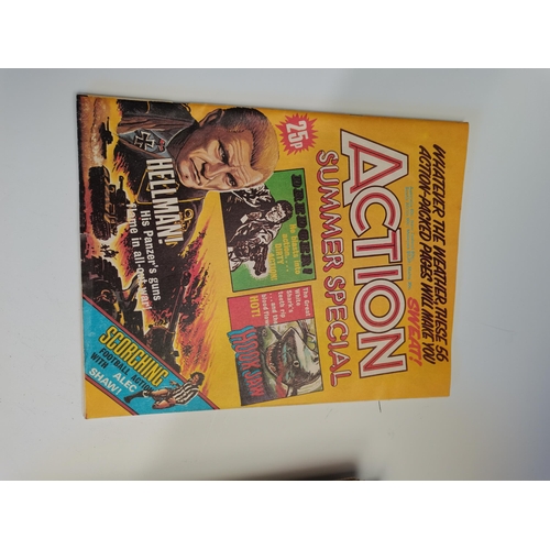 302 - x36 Action Comics 14th Feb - 16th October 1976 full set - x3 have pen marks on the top (7mdw) by new... 