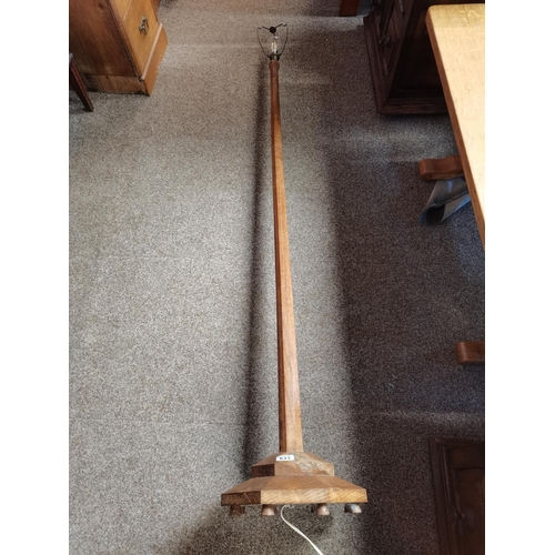 633 - Yorkshire Oak Standard Lamp H153cm