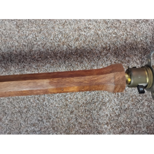 633 - Yorkshire Oak Standard Lamp H153cm