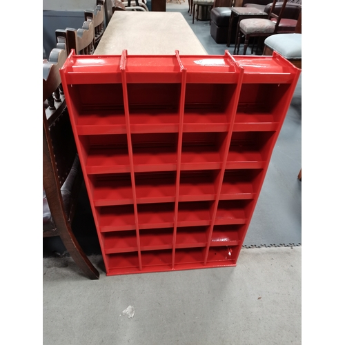 1021a - An original garage shelving ( re enamelled )