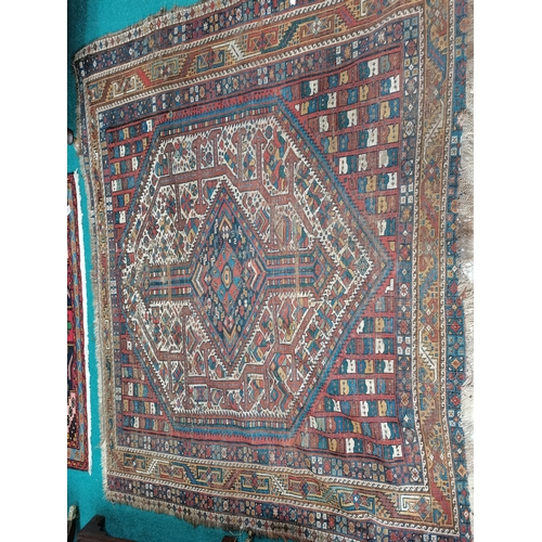 935 - Antique Wool rug 206cm x 154cm