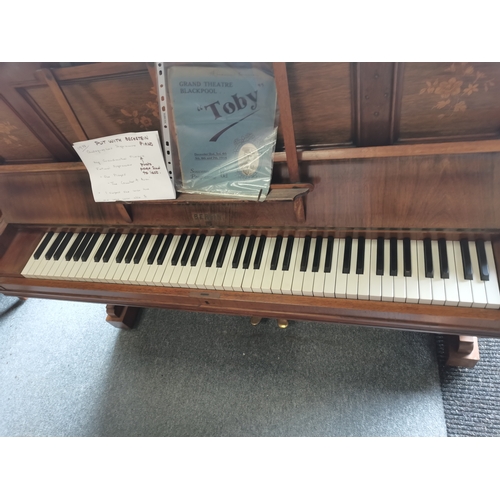 1126 - Bechstein iron framed Piano. Early twentieth century parlour piano for a female opera singer at the ... 