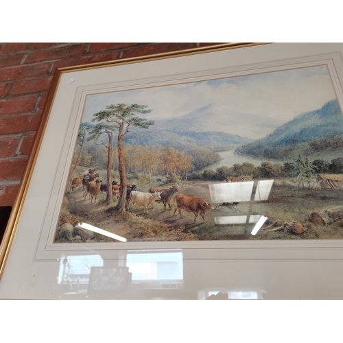 655 - Landscape Watercolour signed by Henry Earp 