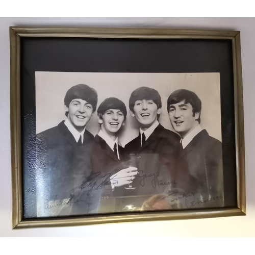 181 - Signed photo of the Beatles