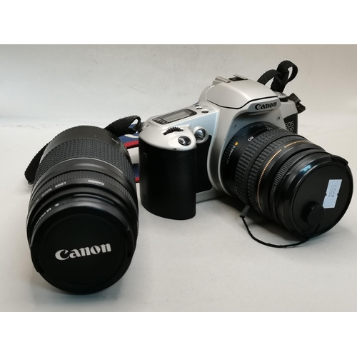 222 - Canon EOS camera 500 N and Canon 200m Lens EF 75 - 300mm