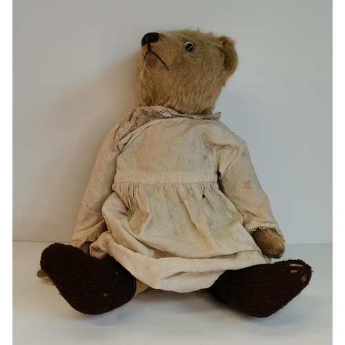 46 - Old Teddy Bear plus Antique Elephant pyjama case