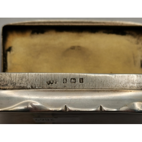 An Edwardian silver snuff box by Smith & Bartlam, Birmingham 1908 ...