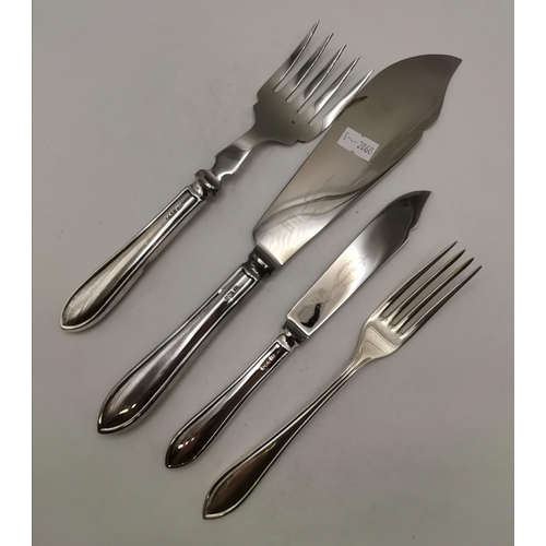 334 - An Elizabeth II silver canteen of cutlery for twelve persons, by Emile Viner (Viners Ltd), Sheffield... 