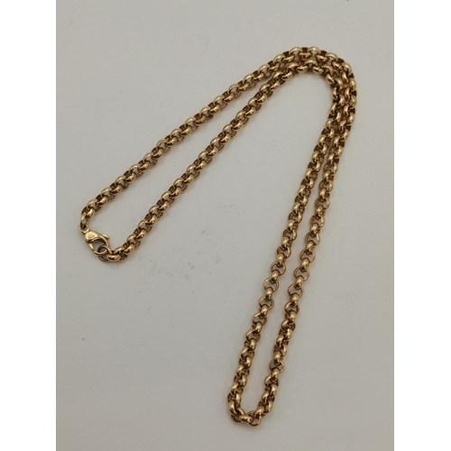 350 - A gold not marked necklace 20g length 40cm