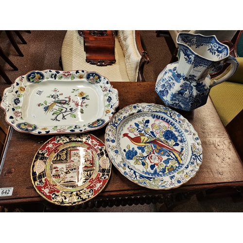 572 - 4 x Masons ware items