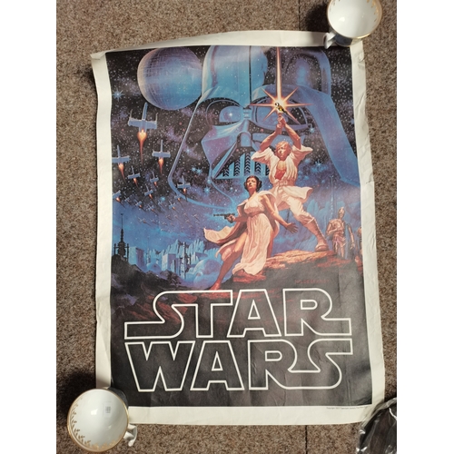 769a - A collection of vintage posters including an original Star Wars 1977 A NEW HOPE HILDEBRANDT cinema p... 